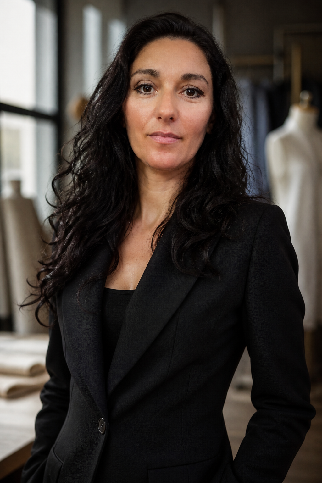 Danijela Milojević u ateljeu DM